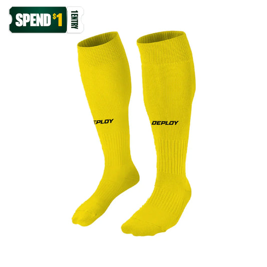 Deploy Performance Football Socks - Yellow - Deploy Football - Australia's Best Footballs & Soccer Balls