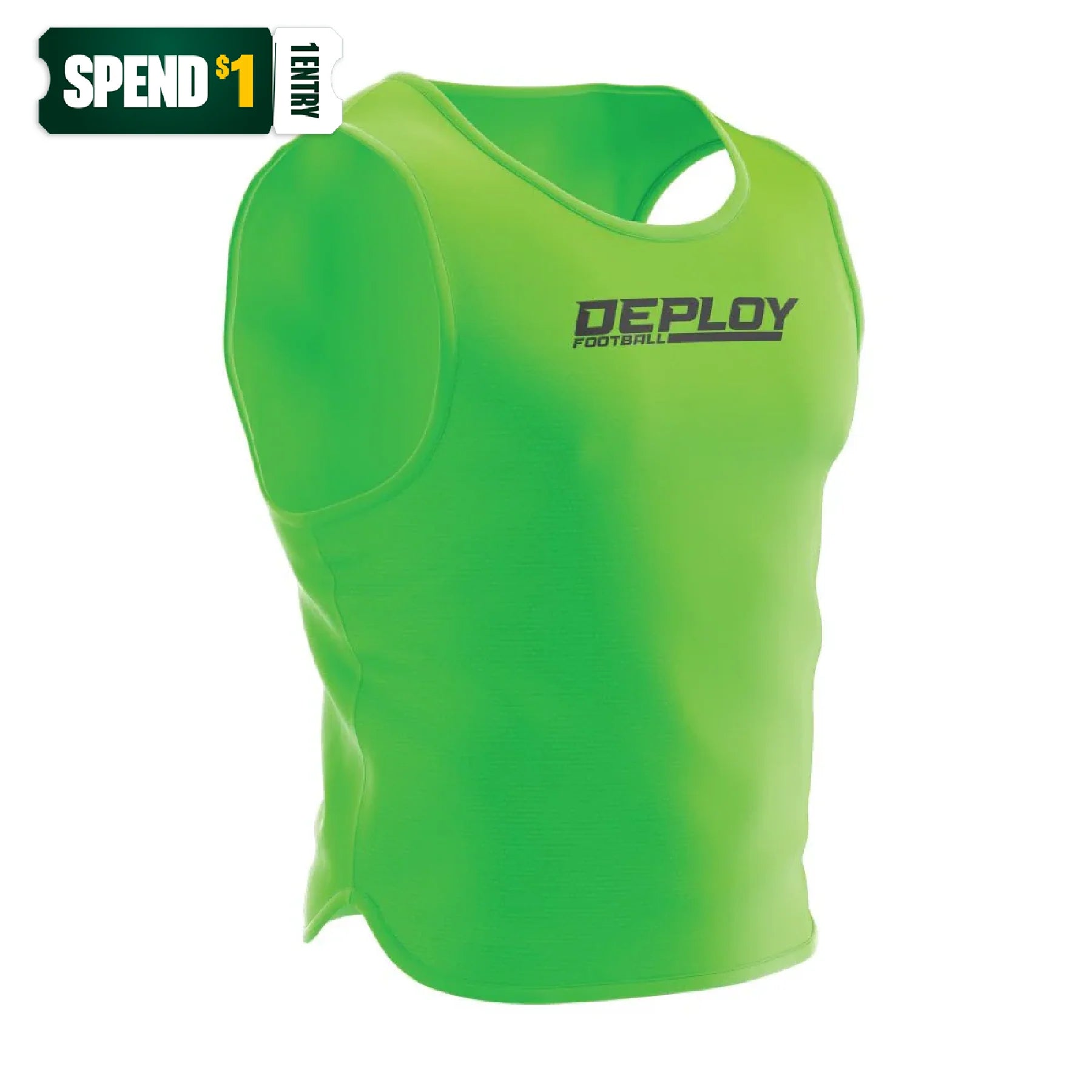Deploy Training Bib - Green Deploy Football