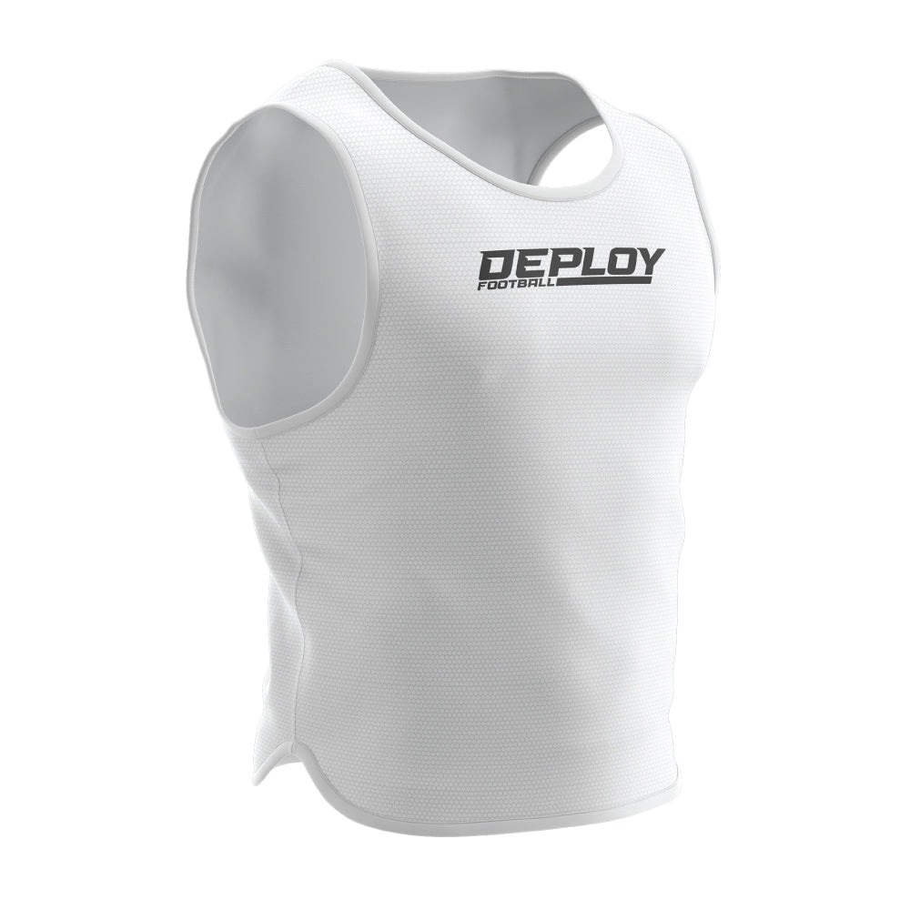 Deploy Training Bib - White Deploy Football