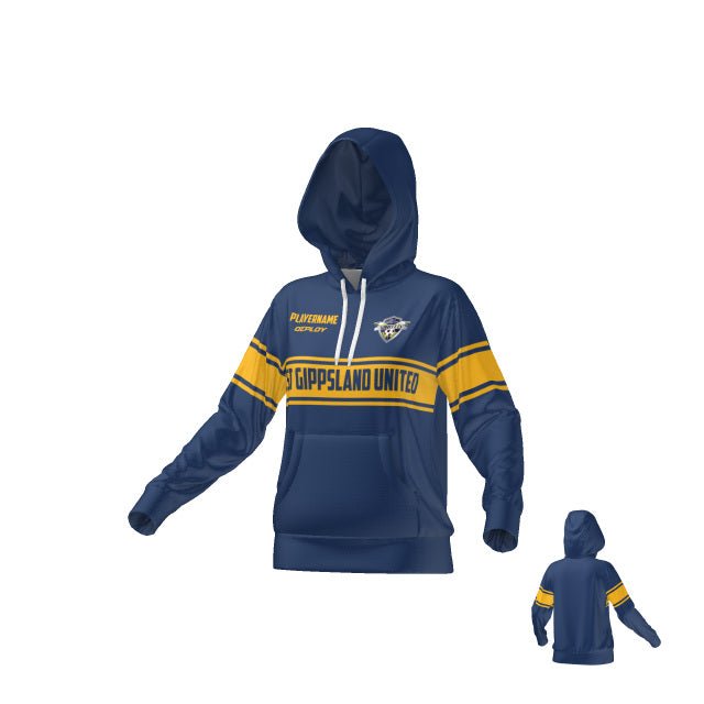 East Gippsland United FC - Womens Versa Hoodie Deploy Football