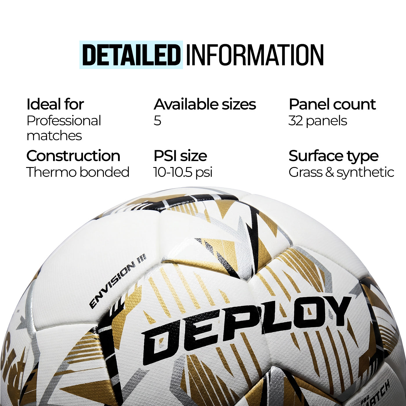 Envision Series III - FIFA QUALITY PRO Match Football - Deploy Football - Australia's Best Footballs & Soccer Balls