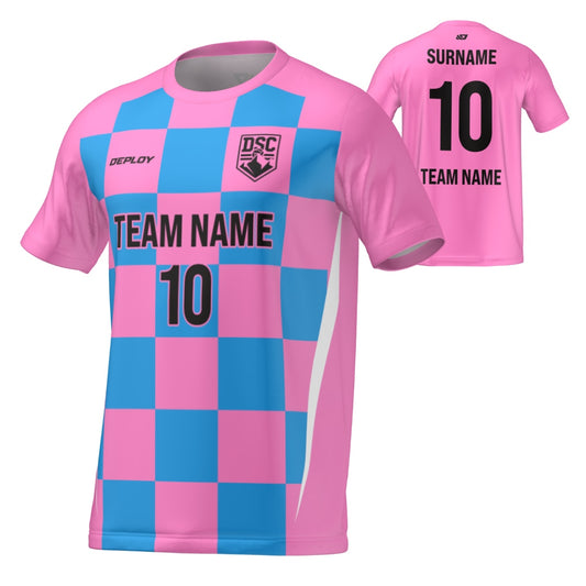 Flight Jersey Checkers - Pink