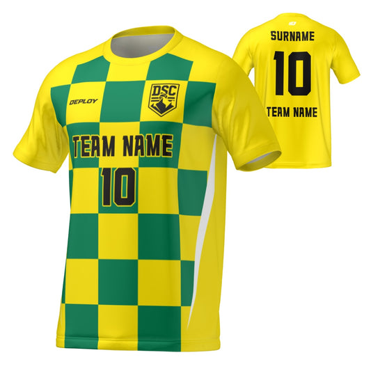 Flight Jersey Checkers - Yellow