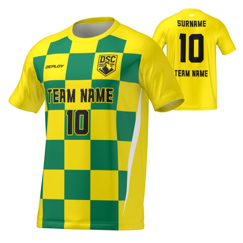 Flight Jersey Checkers - Yellow