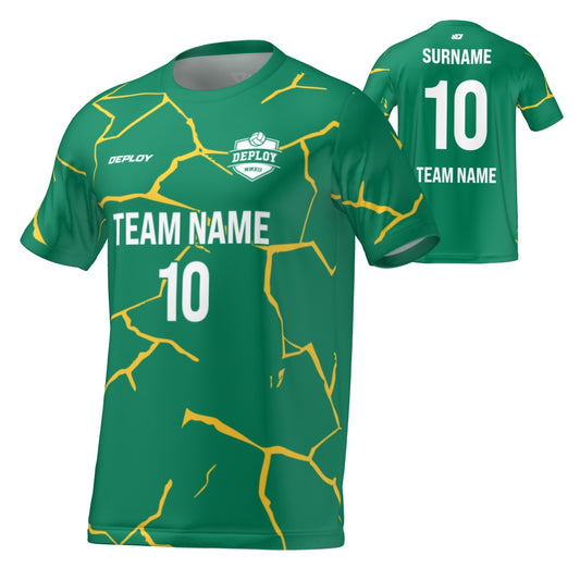 Flight Jersey Cracks - Green