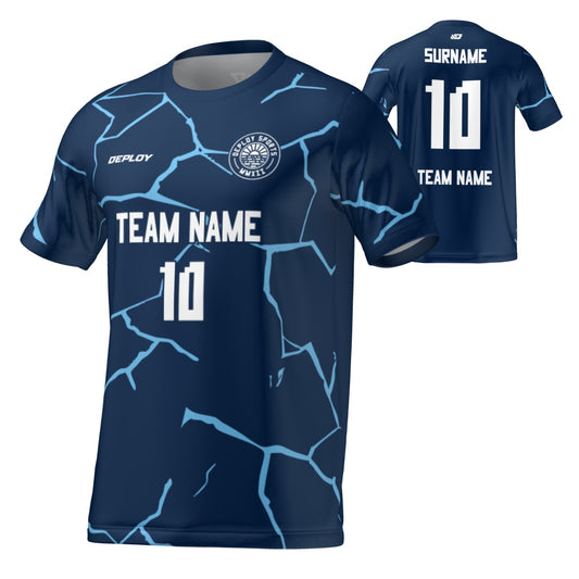 Flight Jersey Cracks - Navy