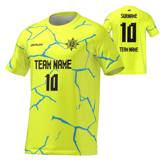 Flight Jersey Cracks - Neon Yellow
