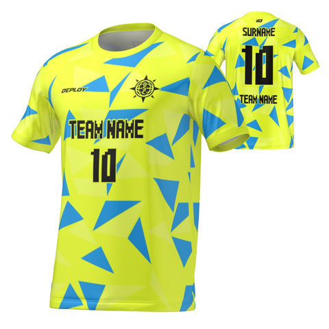 Flight Jersey Fragments - Neon Yellow