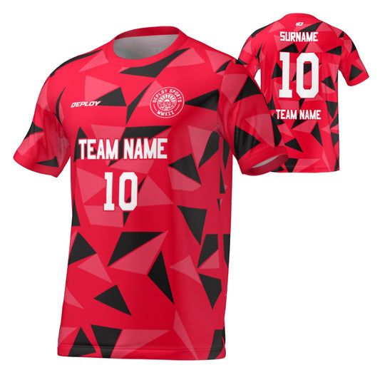 Flight Jersey Fragments - Red