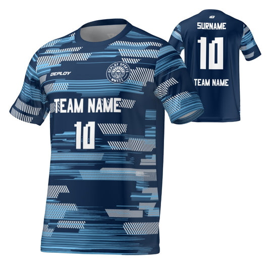 Flight Jersey Glitch - Navy