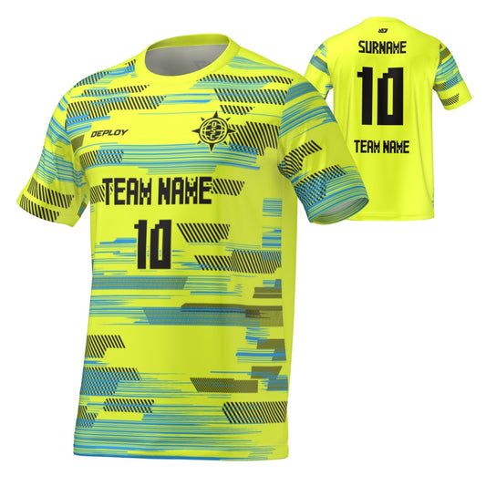 Flight Jersey Glitch - Neon Yellow