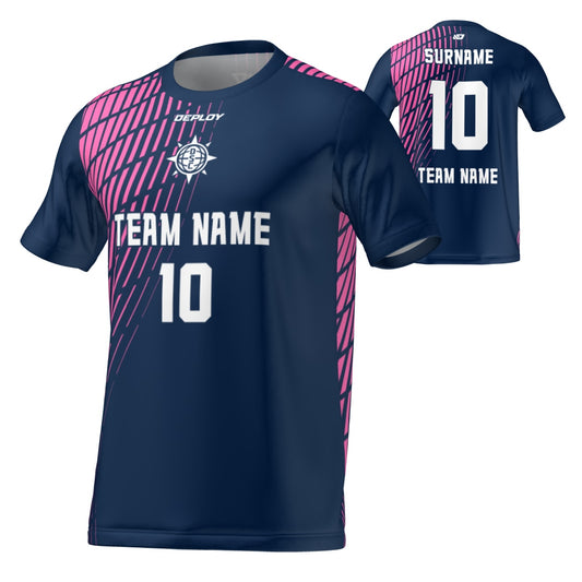 Flight Jersey Gradient - Navy & Pink