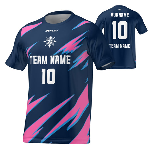 Flight Jersey Lightning - Navy & Pink