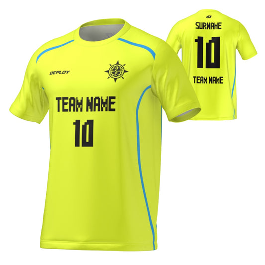 Flight Jersey Lines - Neon Yellow