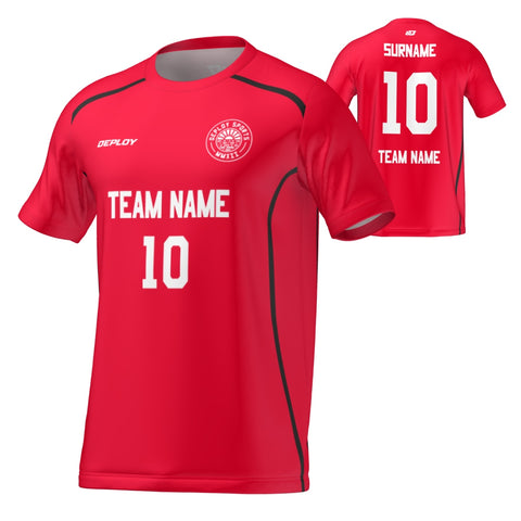 Flight Jersey Lines - Red