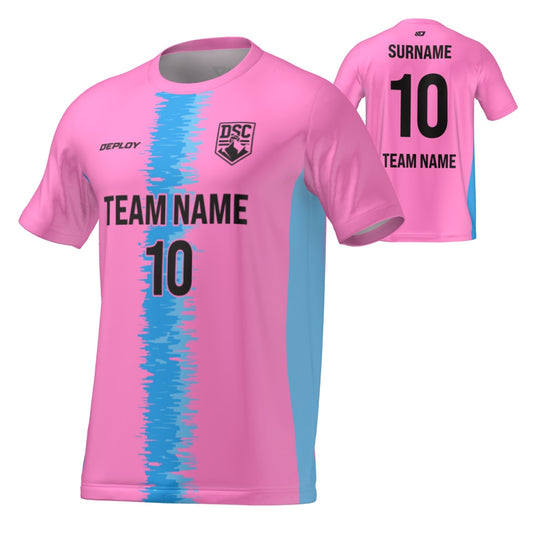 Flight Jersey Static Stripe - Pink