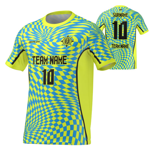 Flight Jersey Warped - Neon Yellow
