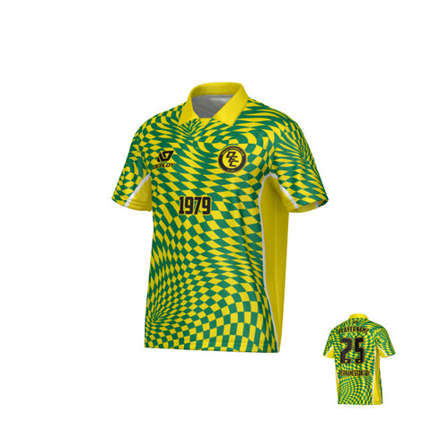 Vortex Collared Jersey - Yellow