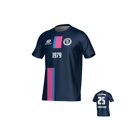 Block Jersey - Navy