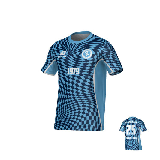 Vortex Jersey - Sky Blue & Navy