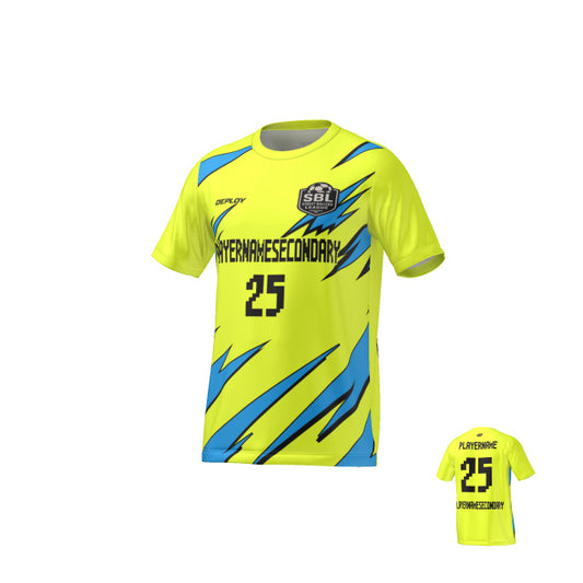 Street Ballers League - Flight Jersey Lightening - Neon Yellow