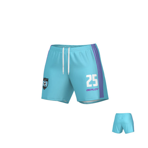SAINTS FC - PLAYING SHORTS LADIES (BLUE)