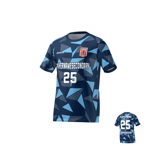Moss Vale FC - Flight Jersey Fragments - Navy