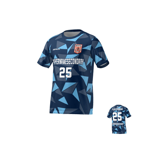 Moss Vale FC - Flight Jersey Fragments - Navy