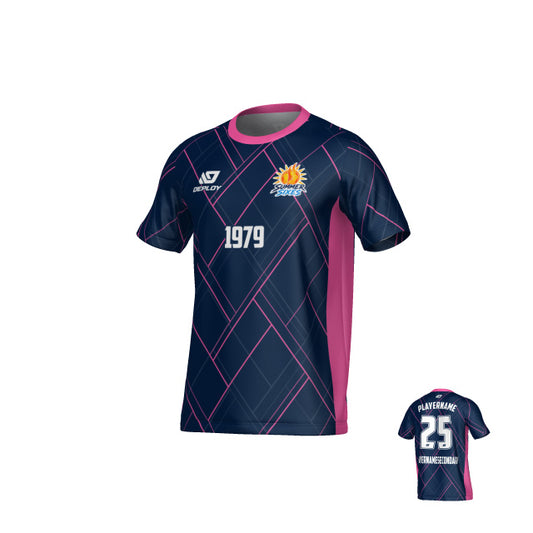 SUTHERLAND SHIRE FA SUMMER - PLAID - NAVY & PINK
