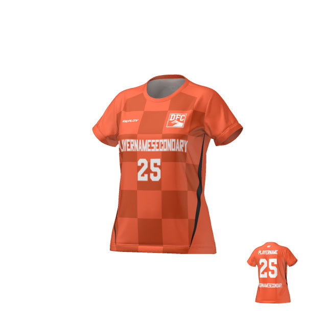 Flight Jersey Womens Checkers - Orange