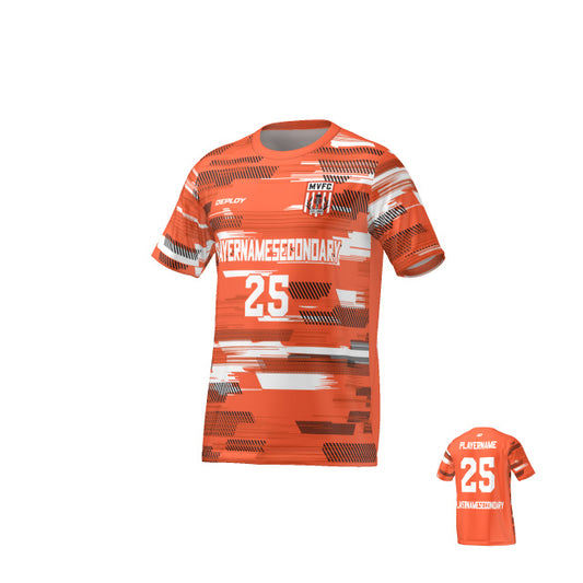 Moss Vale FC - Flight Jersey Glitch - Orange