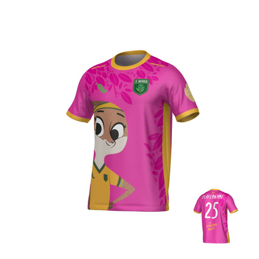 Luna Roo Football Jersey - Pink