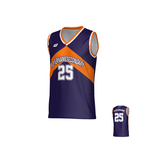 Aspire Basketball Jersey - Purple & Orange