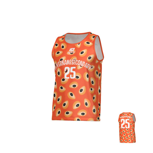 Avocado Sports Singlet - Orange