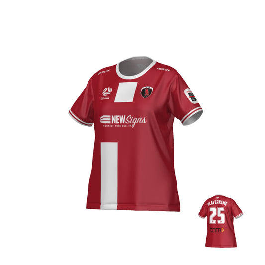 LA TROBE UNIVERSITY SOCCER CLUB - JUNIOR GIRLS - HOME JERSEY (LADIES CUT)