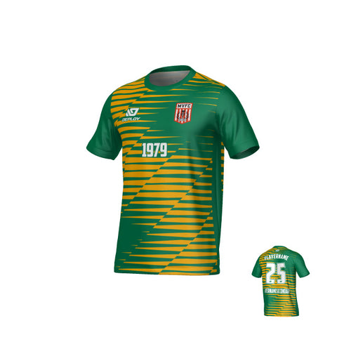 MOSS VALE FC SUMMER - STATIC - GREEN & YELLOW