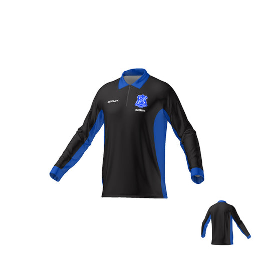 Arncliffe Public School - Long Sleeve School Polo (Black) - Unisex