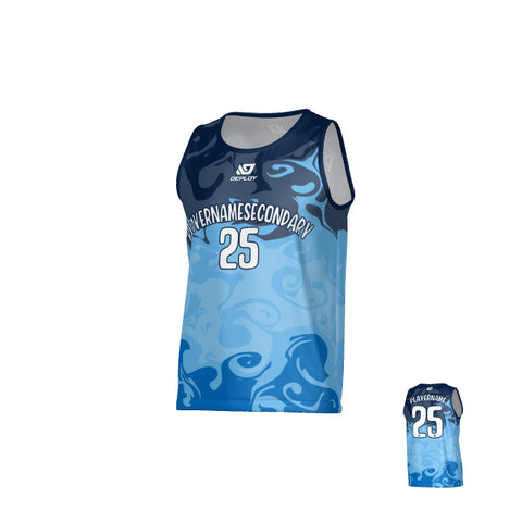Smoke Sports Singlet - Navy
