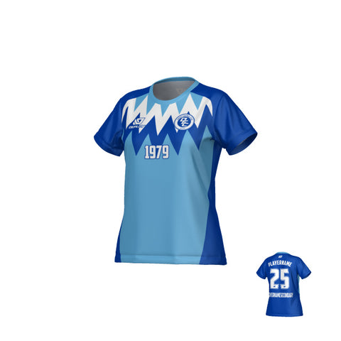 Carnival Womens Jersey - Royal Blue & Sky Blue