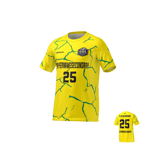 Street Ballers League - Flight Jersey Cracks - Yellow