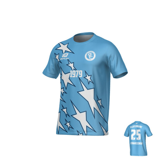 Stars Jersey - Sky Blue & Navy
