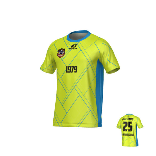 CHANDLER FUTSAL SUMMER - PLAID - NEON YELLOW