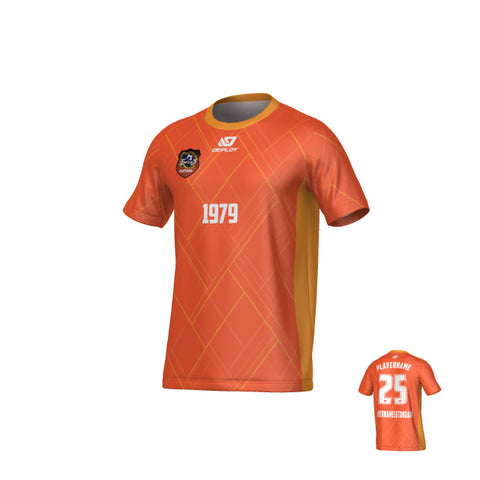 CHANDLER FUTSAL SUMMER - PLAID - ORANGE