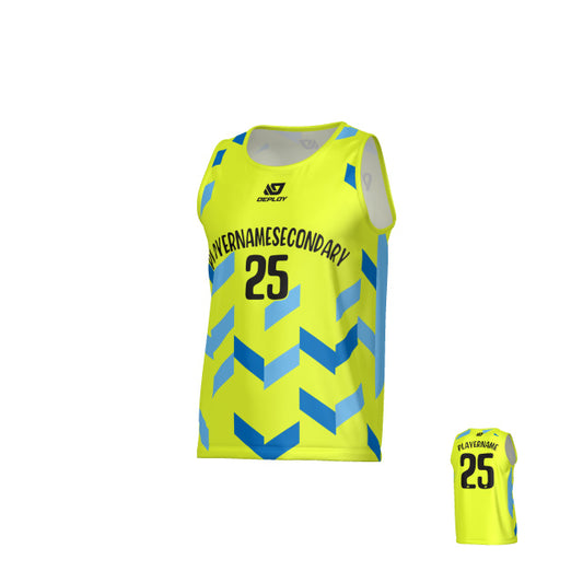 Arrows Sports Singlet - Neon Yellow