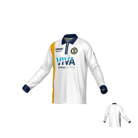 Corio Bay Sports Club - Cricket Polo Long Sleeve Unisex & Youth