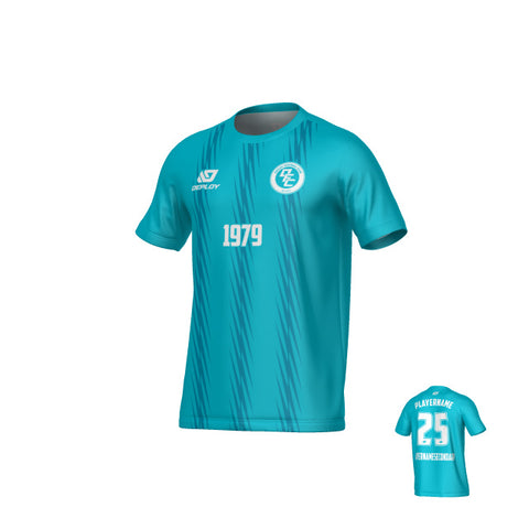 Zig Zag Jersey - Teal