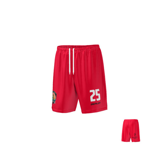 Gold Coast Strikers - Playing Shorts - Red and White