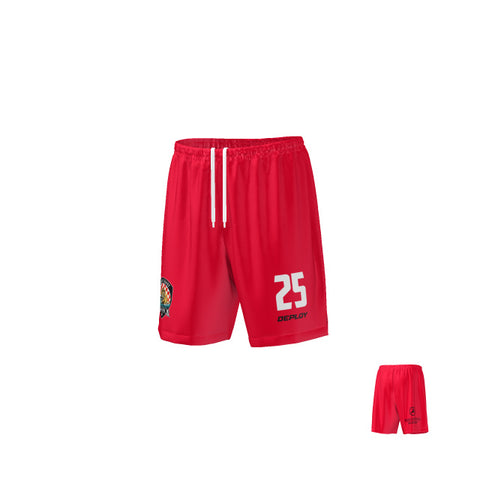 Gold Coast Strikers - Playing Shorts - Red and White