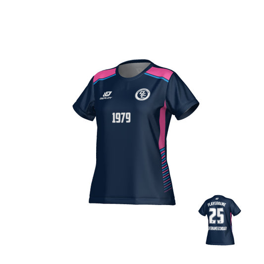 Apex Womens Jersey - Navy & Pink