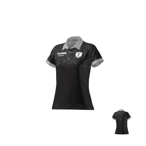 Cranebrook United FC - Breeze polo - Womens - Black